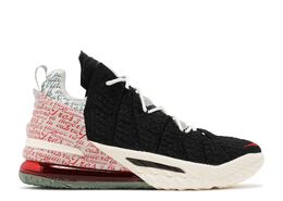 Nike: Чёрные кроссовки  Lebron 18