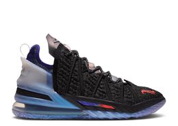 Nike: Чёрные кроссовки  Lebron 18