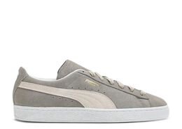 PUMA: Серые кроссовки  Suede