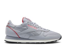 Reebok: Серые кроссовки Classic Leather