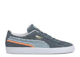 PUMA: Тёмные кроссовки  Suede