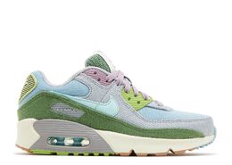 Nike: Голубые кроссовки  Air Max 90 SE