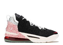 Nike: Чёрные кроссовки  Lebron 18