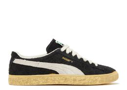 PUMA: Чёрные кроссовки Suede