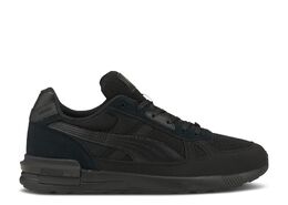 PUMA: Чёрные кроссовки 