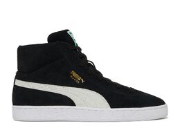 PUMA: Чёрные кроссовки  Suede