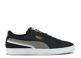 PUMA: Чёрные кроссовки  Suede