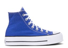 Converse: Голубые кроссовки  Chuck Taylor All Star Lift