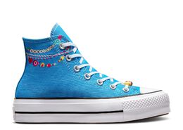 Converse: Синие кроссовки  Chuck Taylor All Star Lift