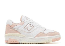 New Balance: Розовые кроссовки  550