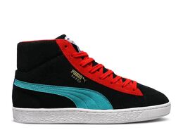 PUMA: Чёрные кроссовки  Suede