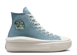 Converse: Синие кроссовки  Chuck Taylor All Star Move