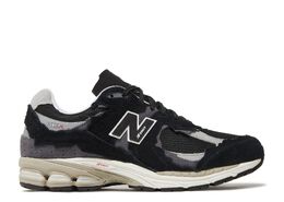 New Balance: Чёрные кроссовки  2002R