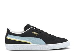 PUMA: Чёрные кроссовки  Suede