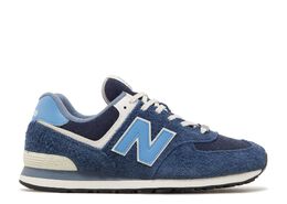 New Balance: Синие кроссовки  574