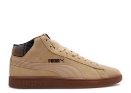 PUMA: Чёрные кроссовки  Smash V2 Mid