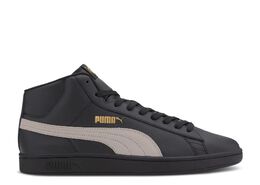 PUMA: Чёрные кроссовки  Smash V2 Mid