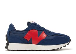 New Balance: Синие кроссовки  327