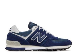 New Balance: Голубые кроссовки  576