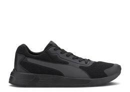 PUMA: Чёрные кроссовки 