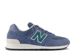 New Balance: Синие кроссовки  574