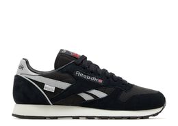 Reebok: Чёрные кроссовки  Classic Leather