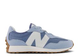 New Balance: Голубые кроссовки  327