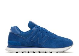 New Balance: Синие кроссовки  574