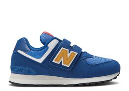 New Balance: Синие кроссовки  574