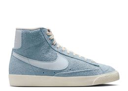 Nike: Голубые кроссовки  Blazer Mid 77 Vintage