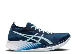 Asics: Голубые кроссовки 