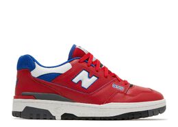 New Balance: Красные кроссовки  550