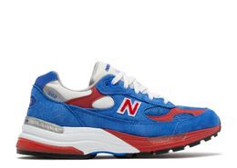 New Balance: Синие кроссовки  992