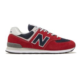 New Balance: Красные кроссовки 