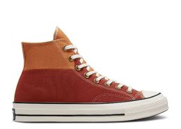 Converse: Оранжевые кроссовки  Chuck 70