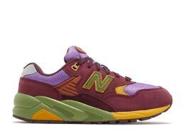 New Balance: Бордовые кроссовки 