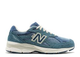 New Balance: Голубые кроссовки 