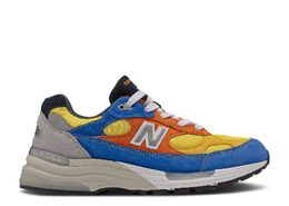 New Balance: Синие кроссовки  992