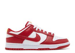 Nike: Красные кроссовки  Dunk Low