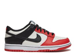 Nike: Красные кроссовки  Dunk Low