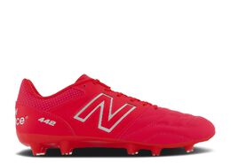 New Balance: Красные кроссовки 