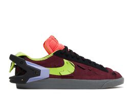 Nike: Красные кроссовки Blazer Low