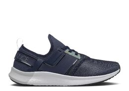 New Balance: Синие кроссовки 