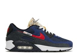 Nike: Синие кроссовки  Air Max 90 SE