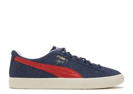 PUMA: Синие кроссовки  Clyde