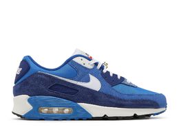 Nike: Голубые кроссовки  Air Max 90 SE