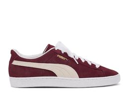 PUMA: Бордовые кроссовки  Suede