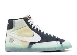 Nike: Синие кроссовки  Blazer Mid 77