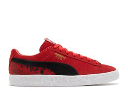 PUMA: Красные кроссовки  Suede