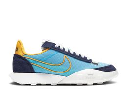 Nike: Голубые кроссовки  Waffle Racer 2X